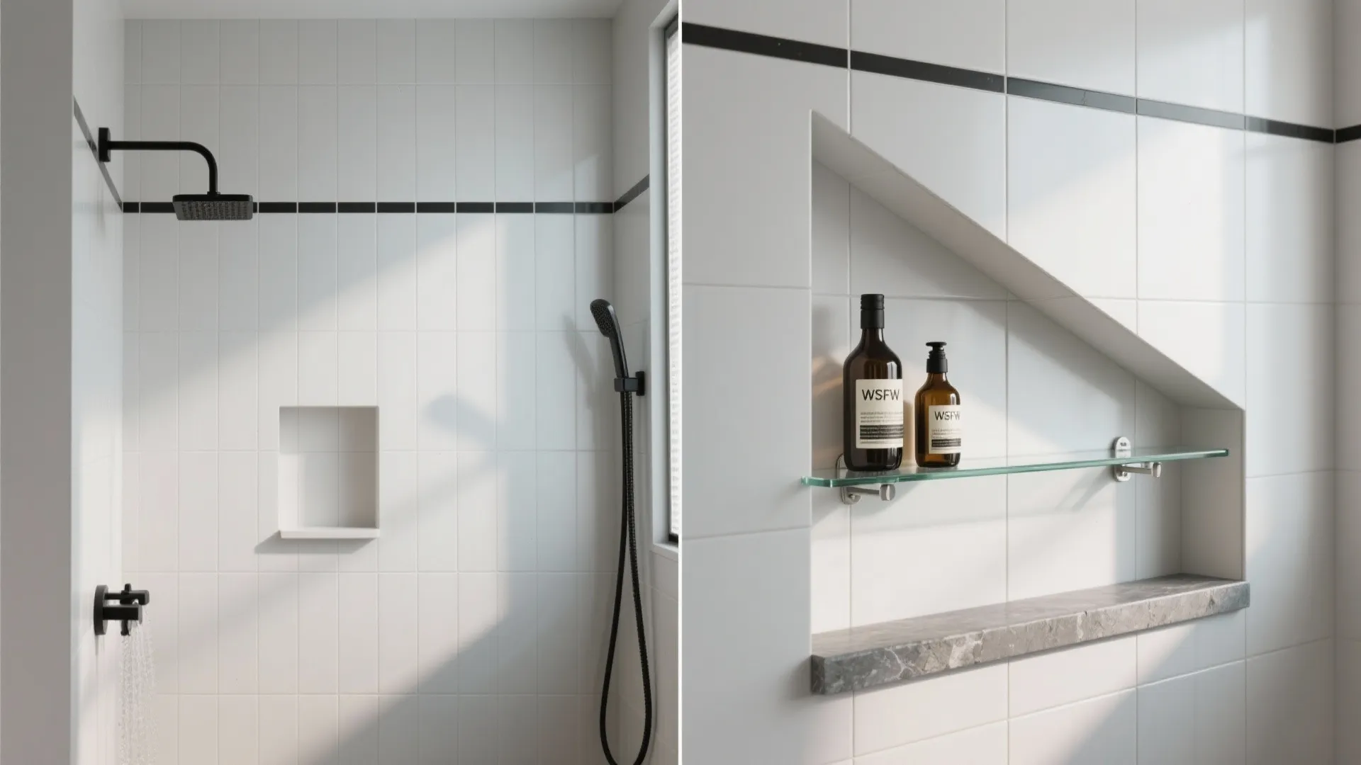 Recessed Niche + Floating Ledge Combo