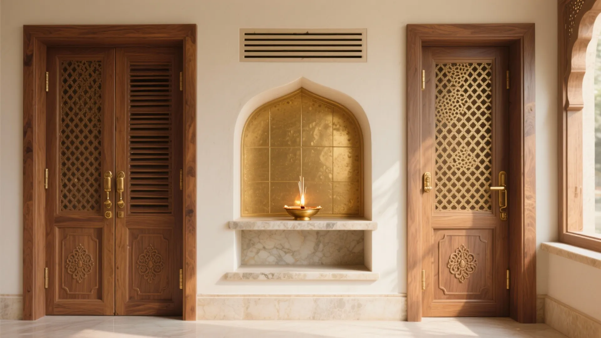 Idea 1: The Recessed Niche Mandir