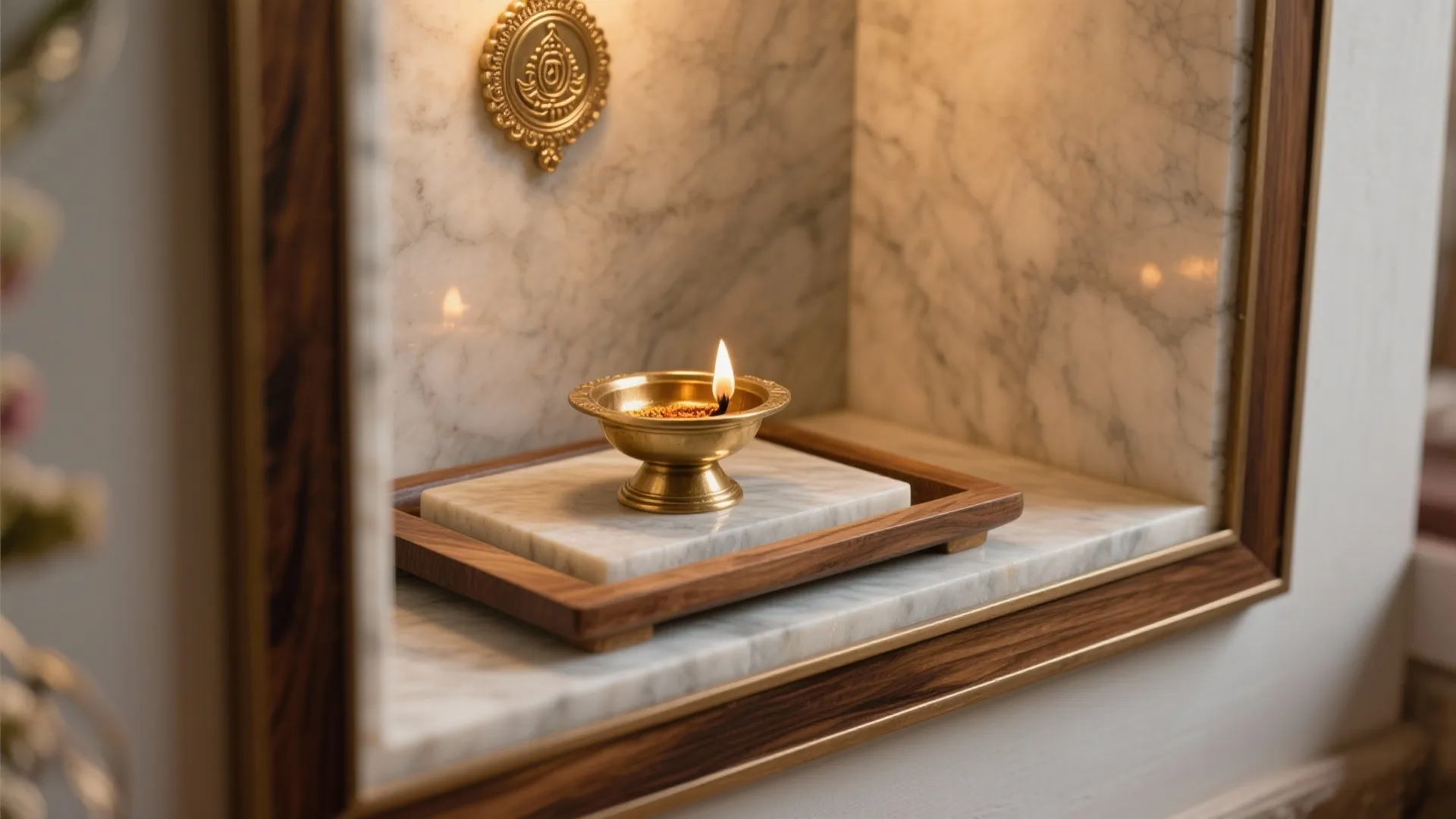 Minimal Wall-Niche Shrine