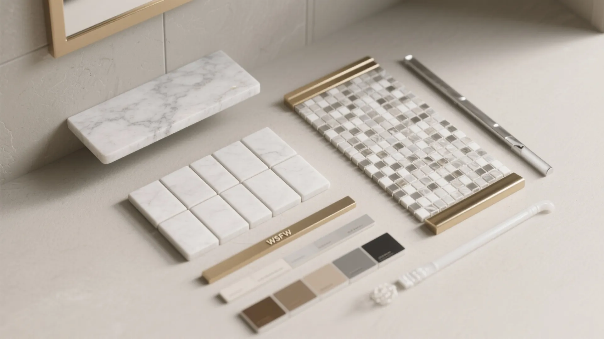 Material contrasts and edge details