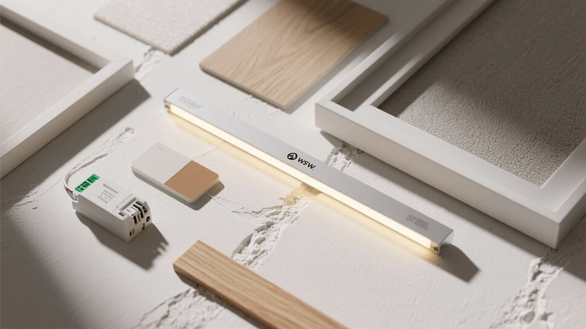 Niche shelving and art-led focal points