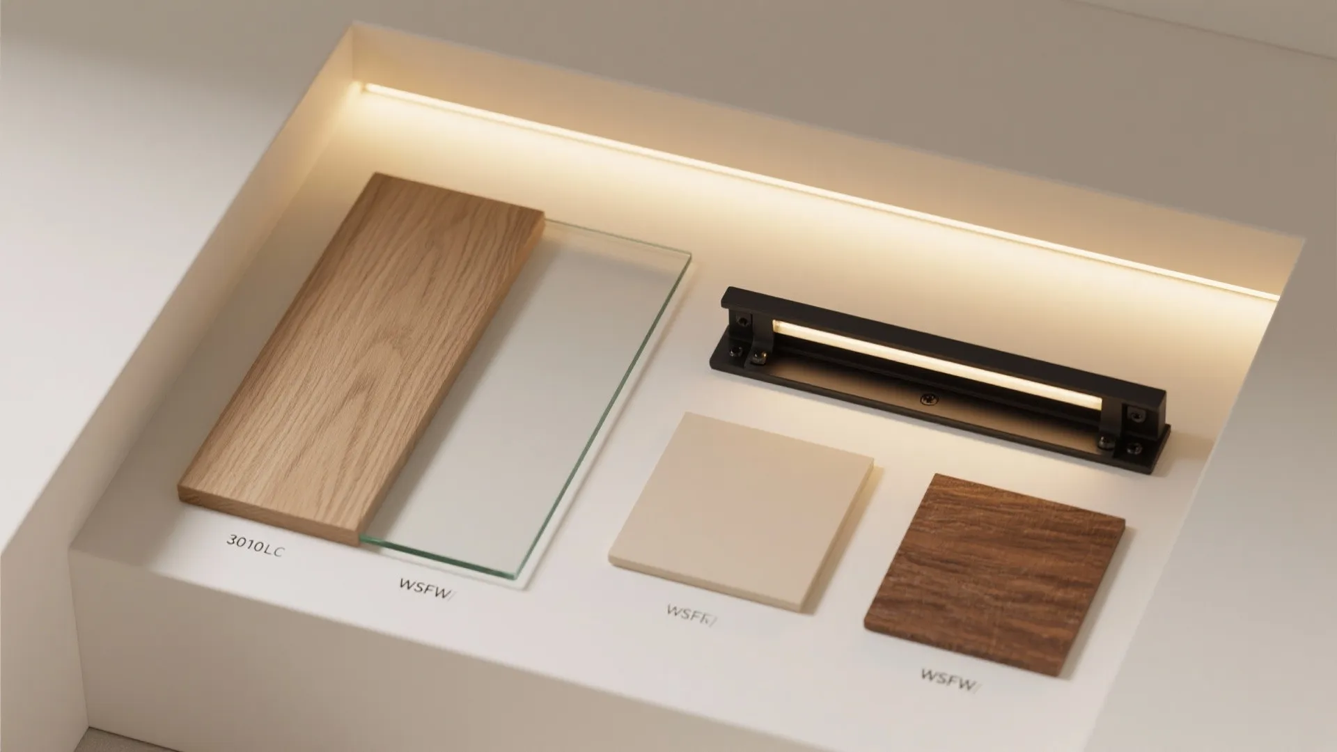 2) Built-in Niche With Sliding Glass