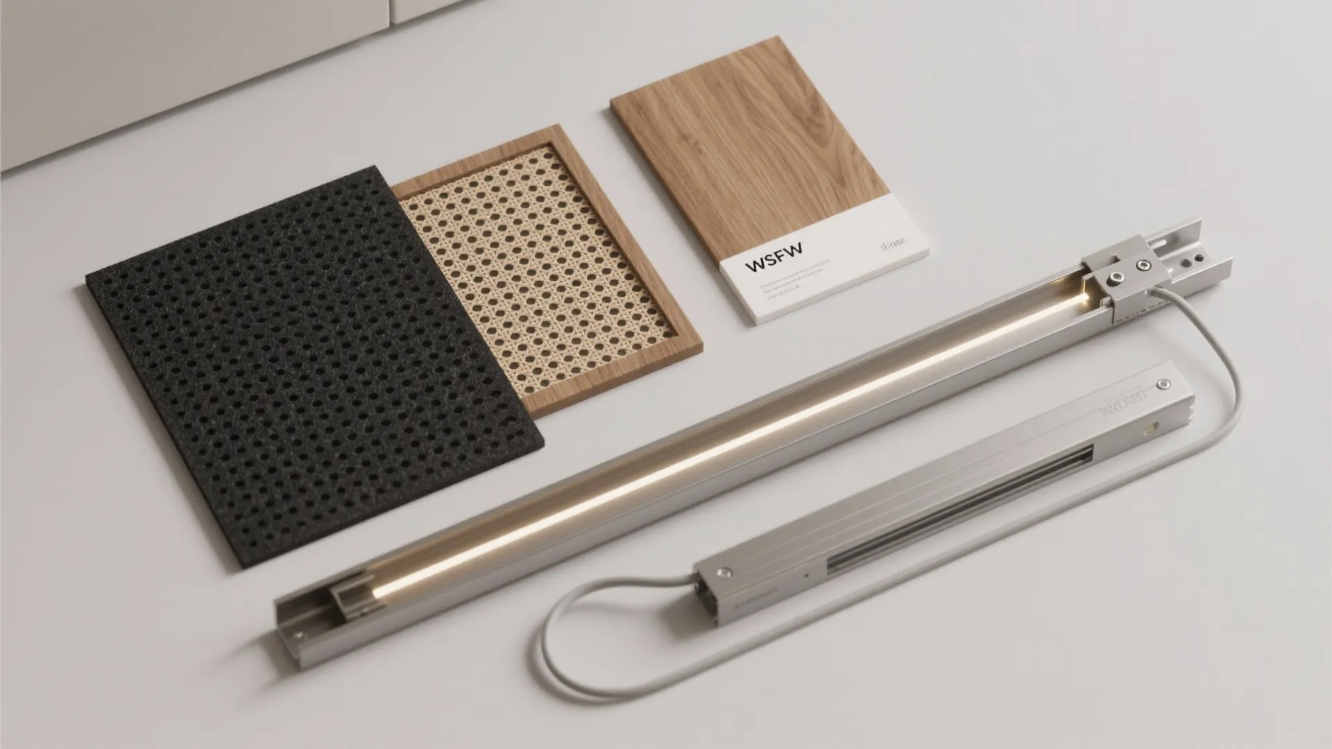 Ultra-slim built-in niche with sliding panels