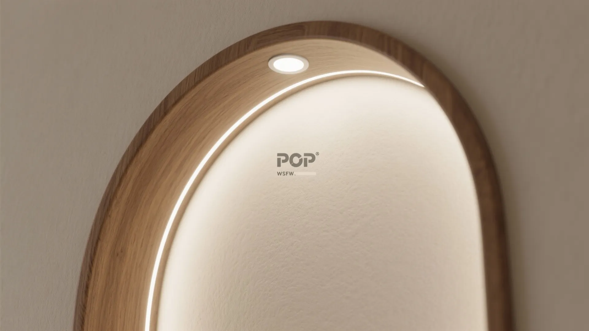 Accent Arch or Niche With POP and Wood Trim