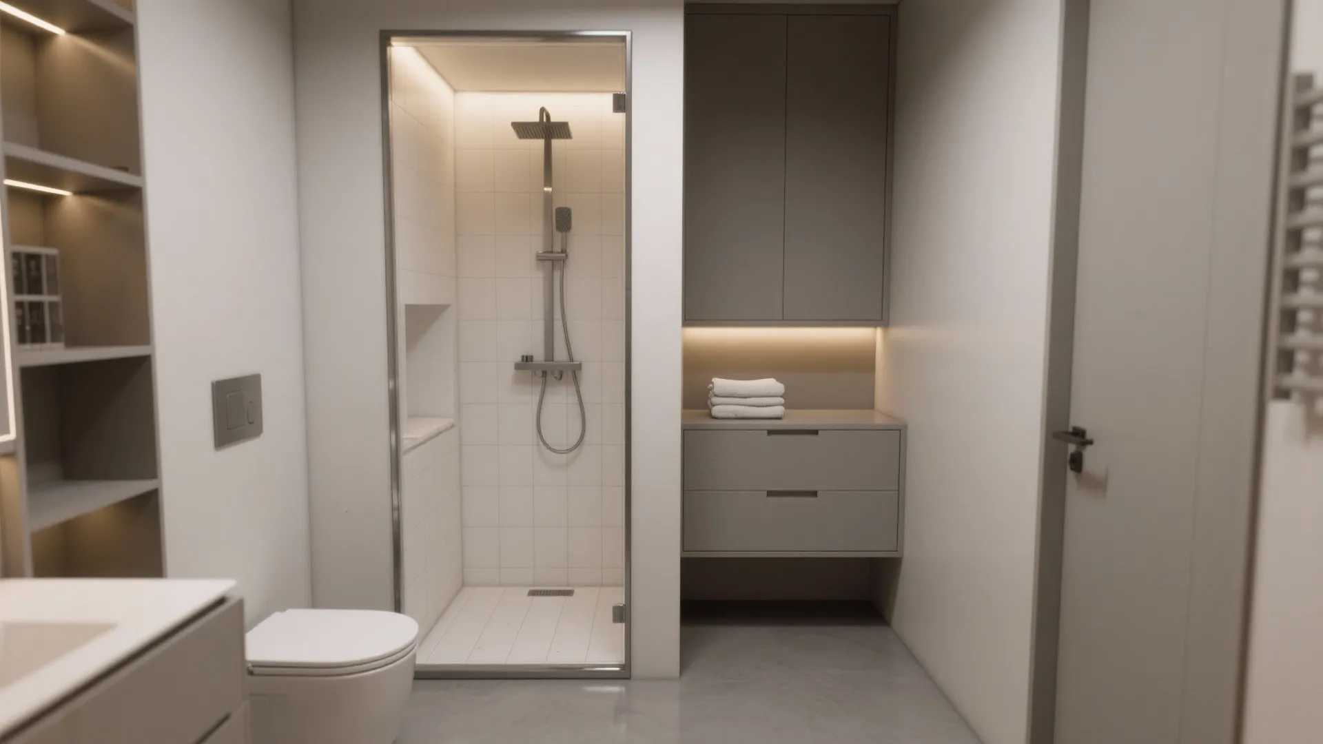 Idea 4: Storage You Don’t See—Niches and Over-Door Space