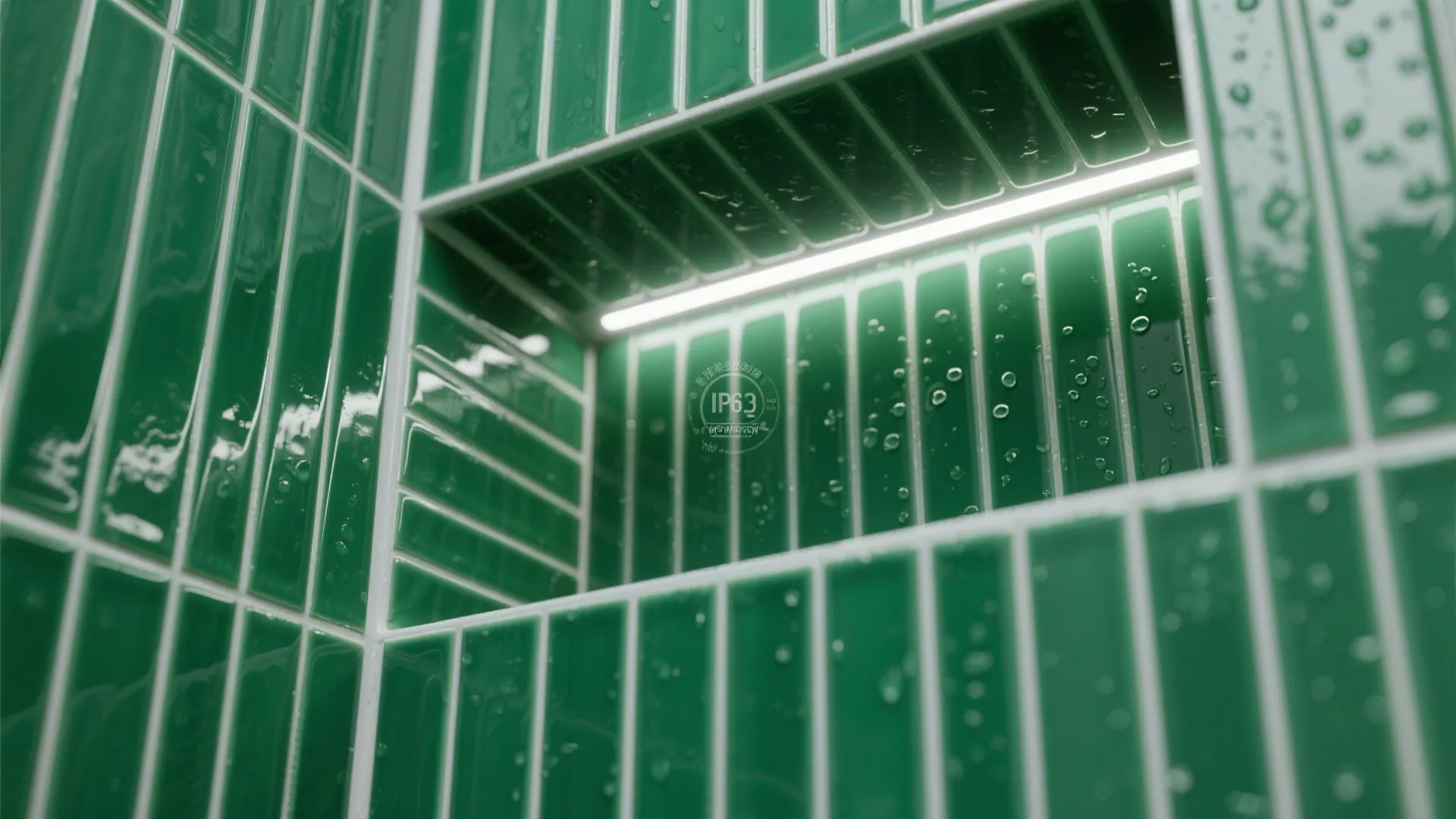 Bold Tile Bands and Niches for Functional Drama