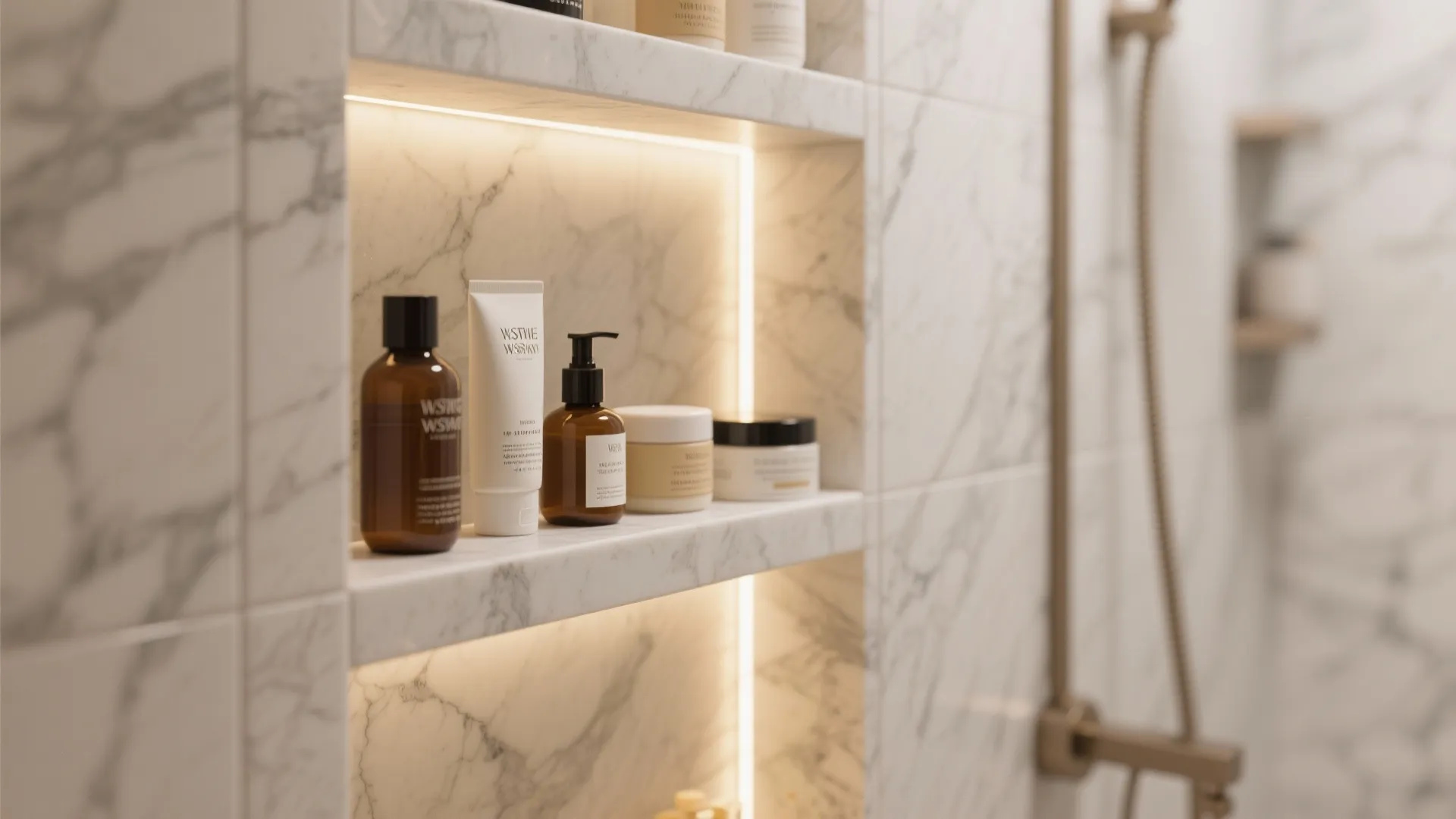 7. Built-In Niche Shelving