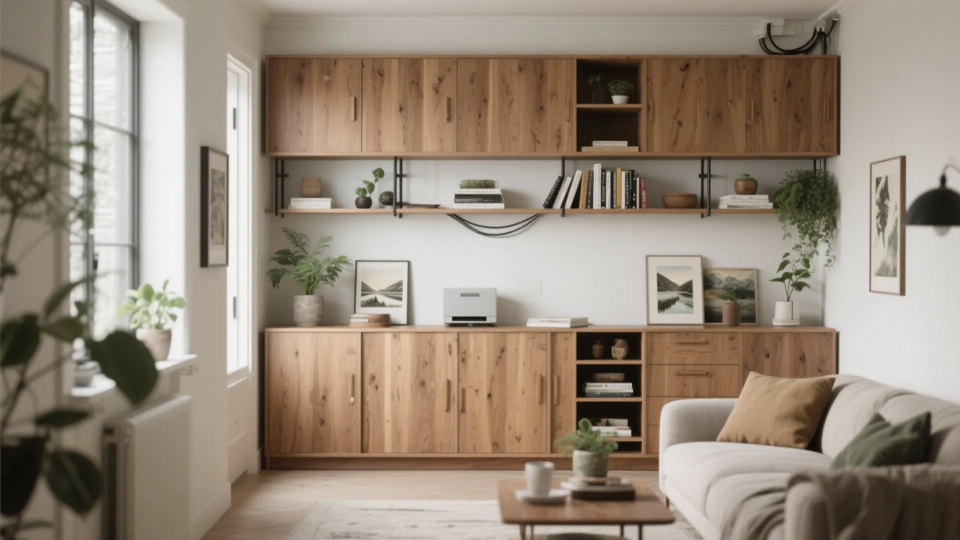 Storage Partition with Display Niches