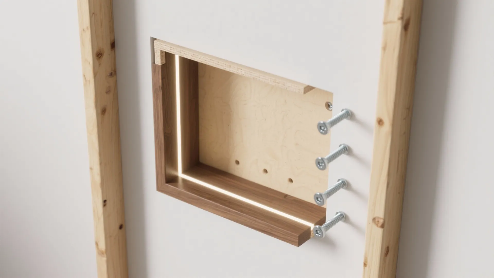 Recessed Niches Between Studs