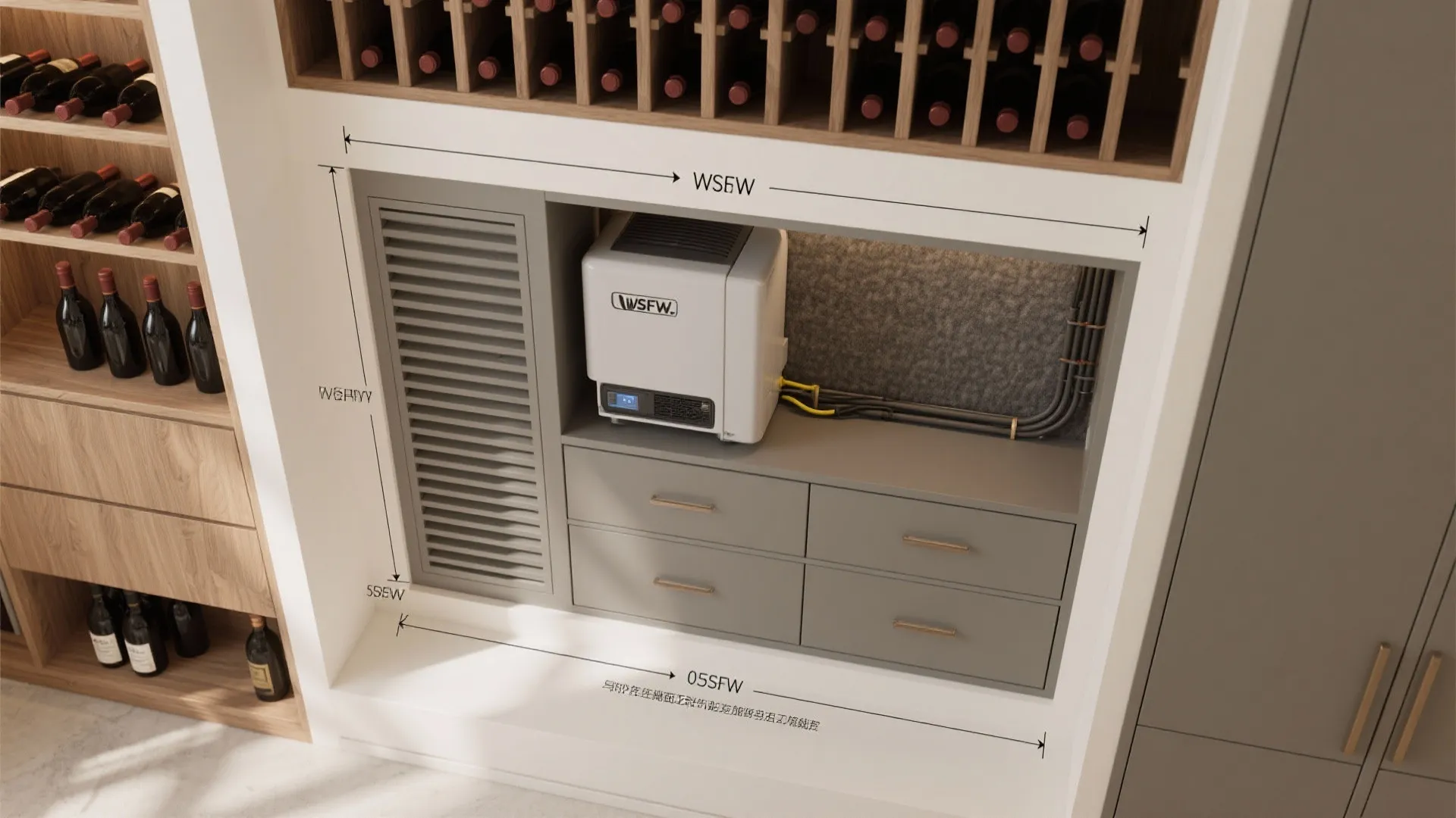 Climate-Savvy Niche with Hidden Storage