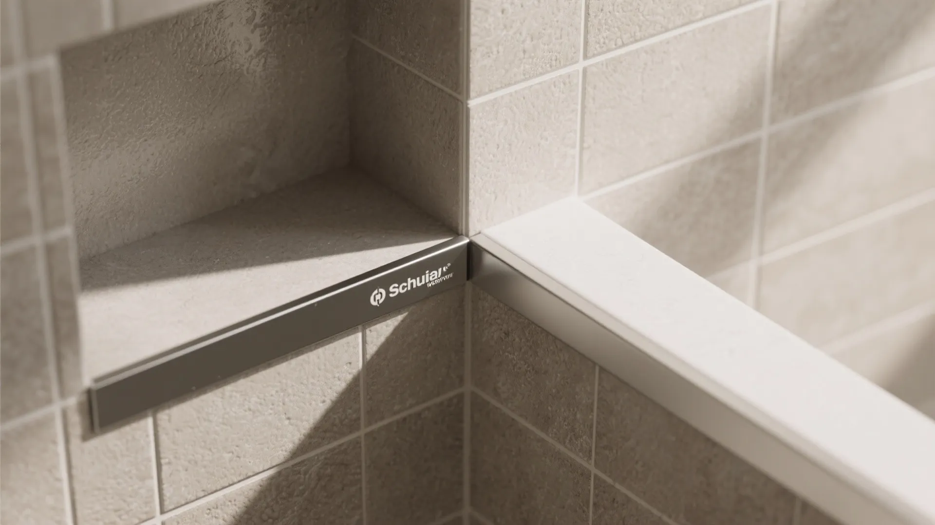 Minimalist Vertical Shower Niche