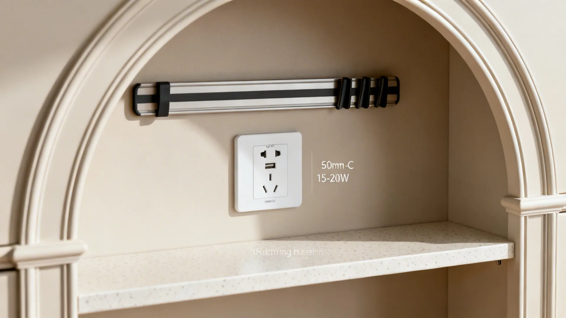 Storage Arch: Shallow Niches in the Reveal