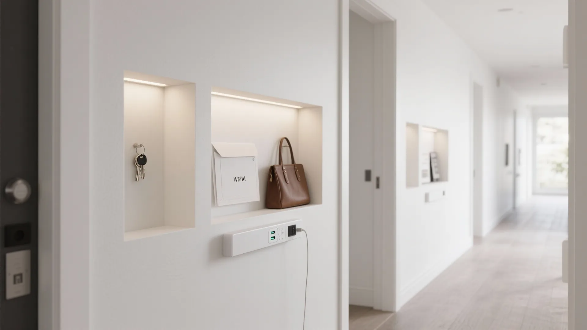 3) Load-Bearing Niche Walls: Shallow Storage That Looks Built-In