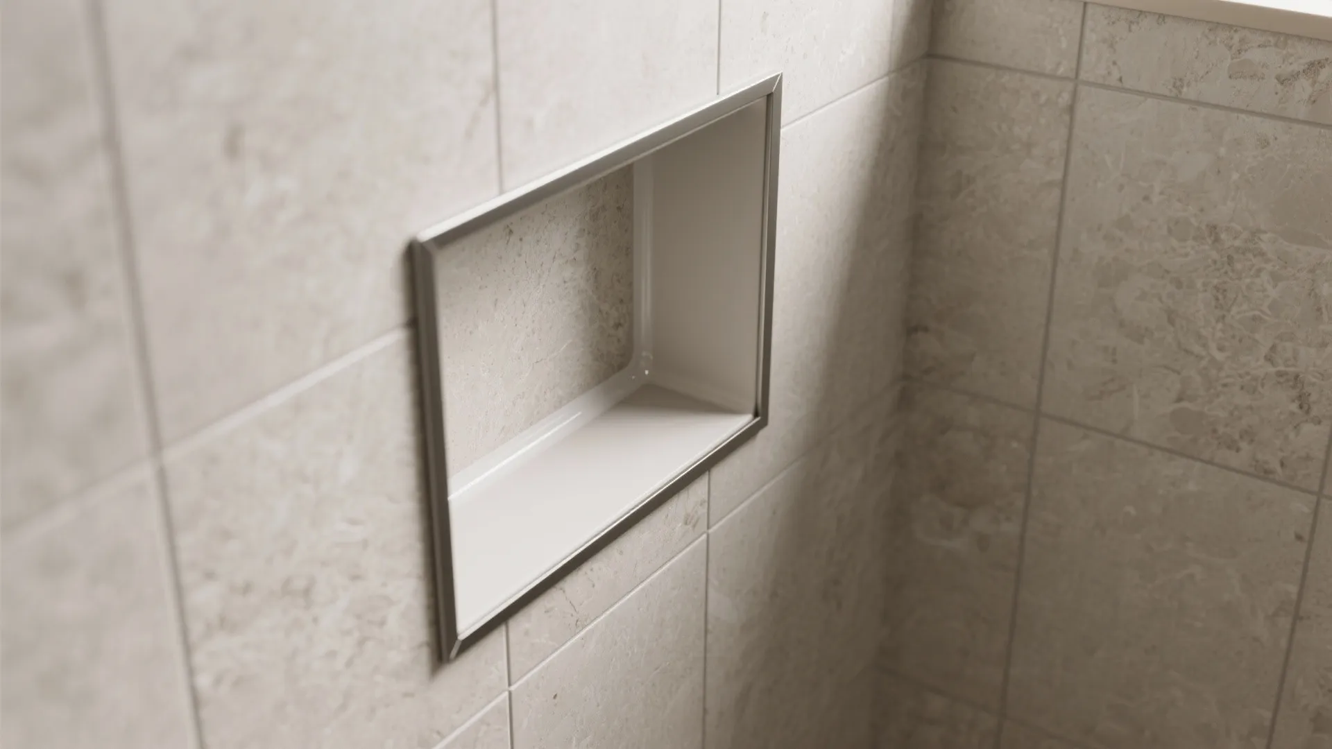Recessed niches and pocket storage walls