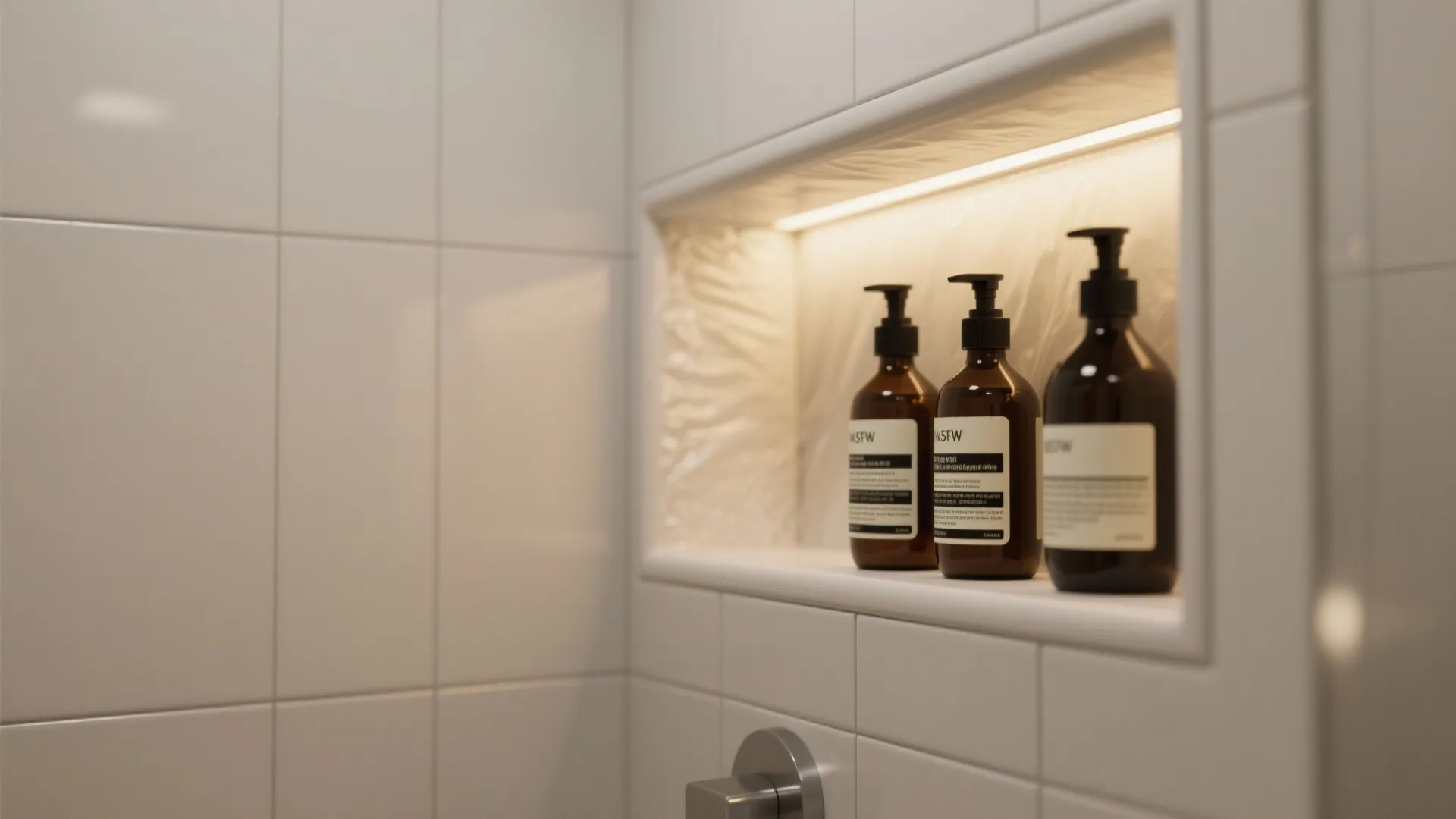 Vertical Storage: Recessed Niches and Tall Cabinets