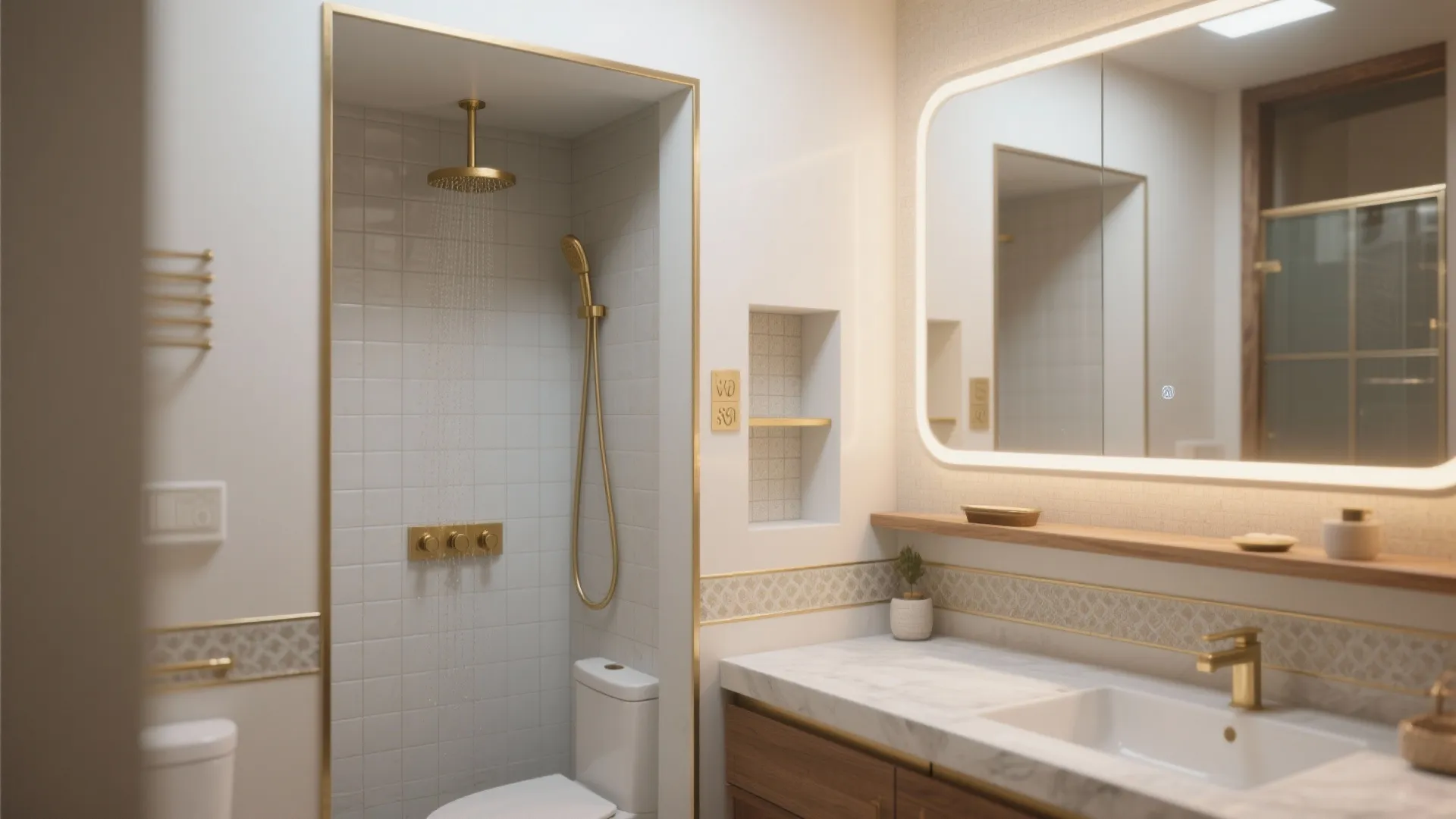 Accent Niches and Borders to Frame the Space