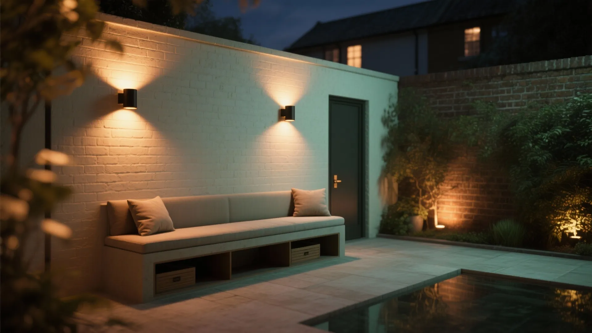 Night Lighting, Benches, and Smart Storage