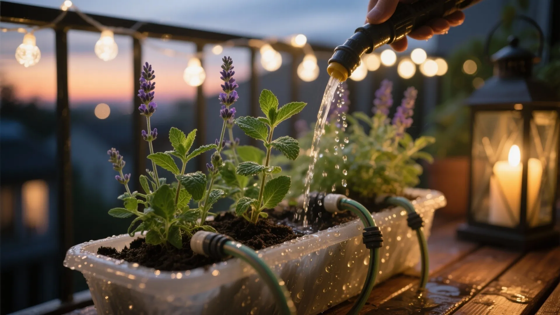 Night Ambience, Watering, and Care: Make It Effortless