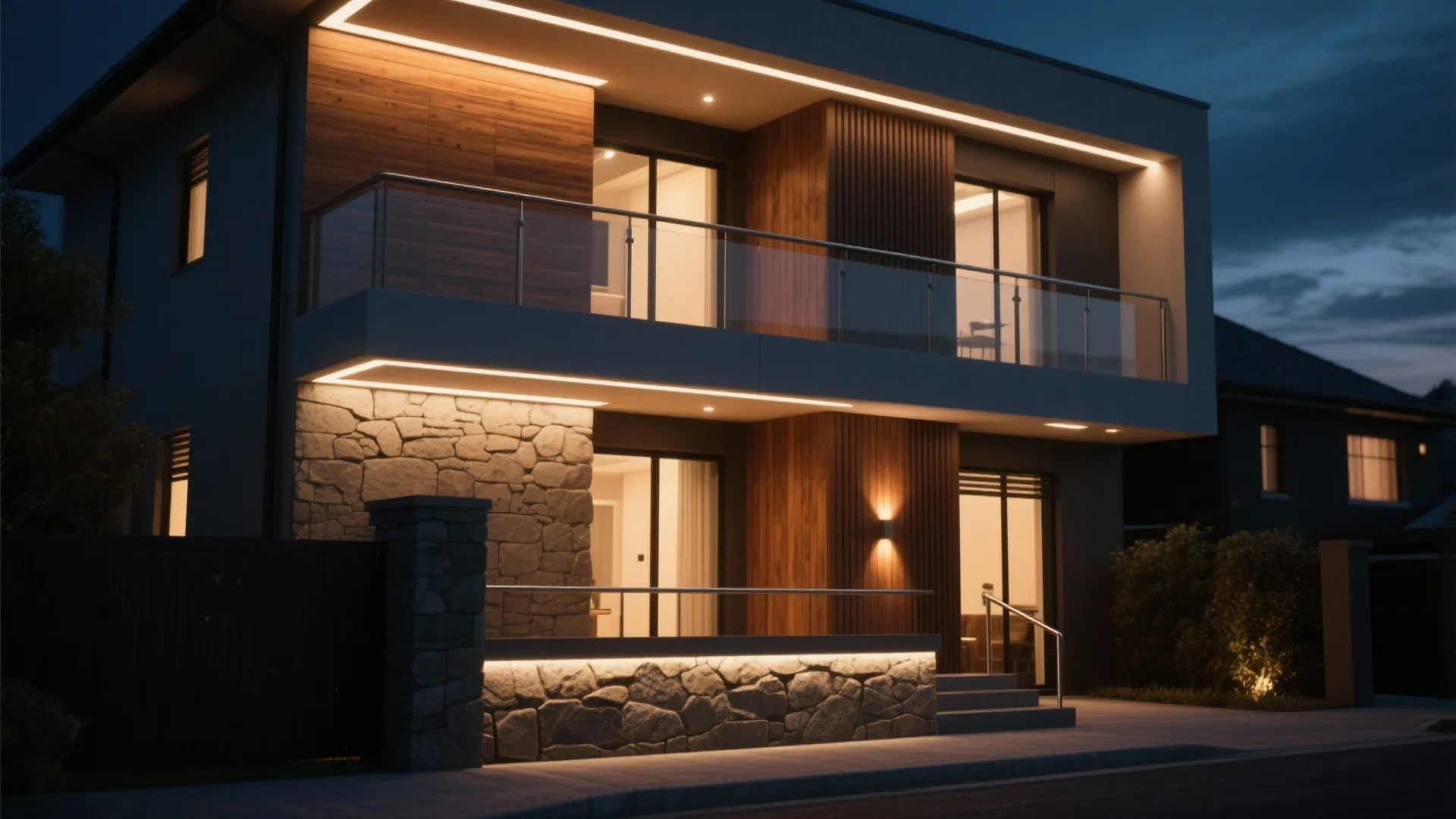 Lighting and Texture for Nighttime Elevation