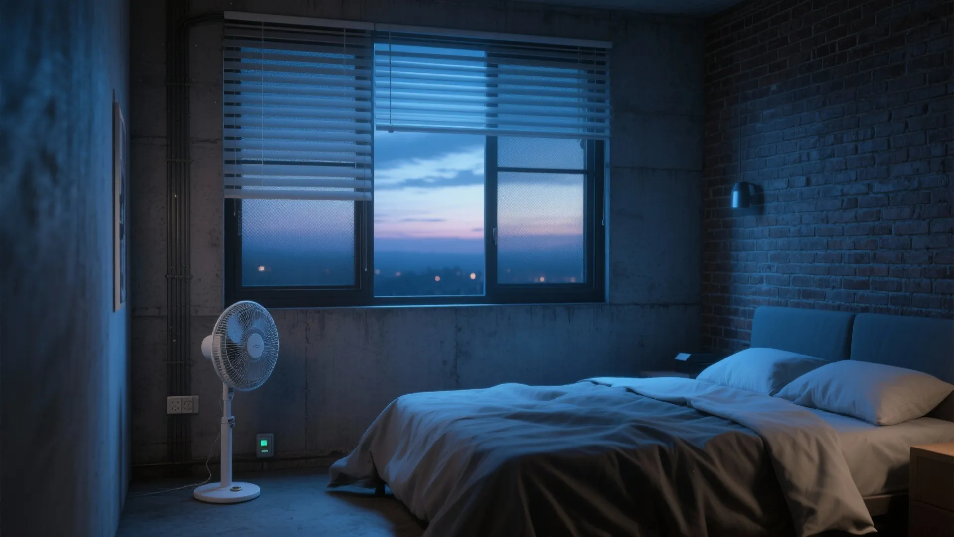 Night flushing + thermal mass