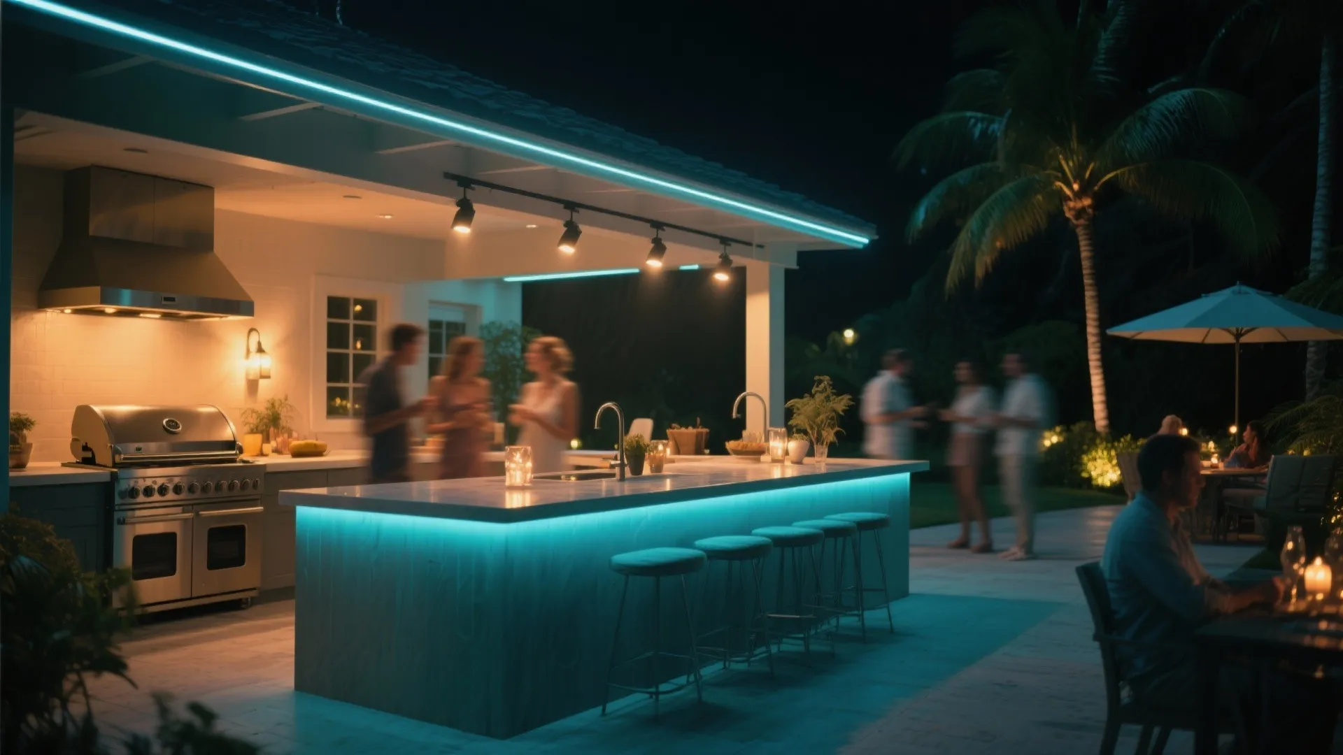 7. Lighting for Night Grilling