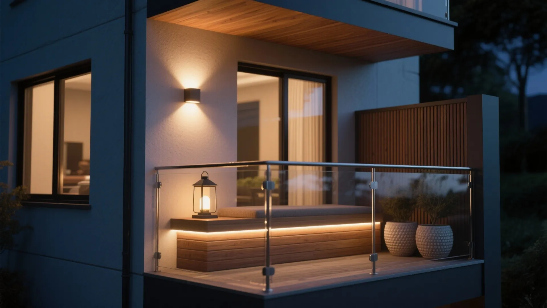 4) Nighttime Layers That Flatter the Facade