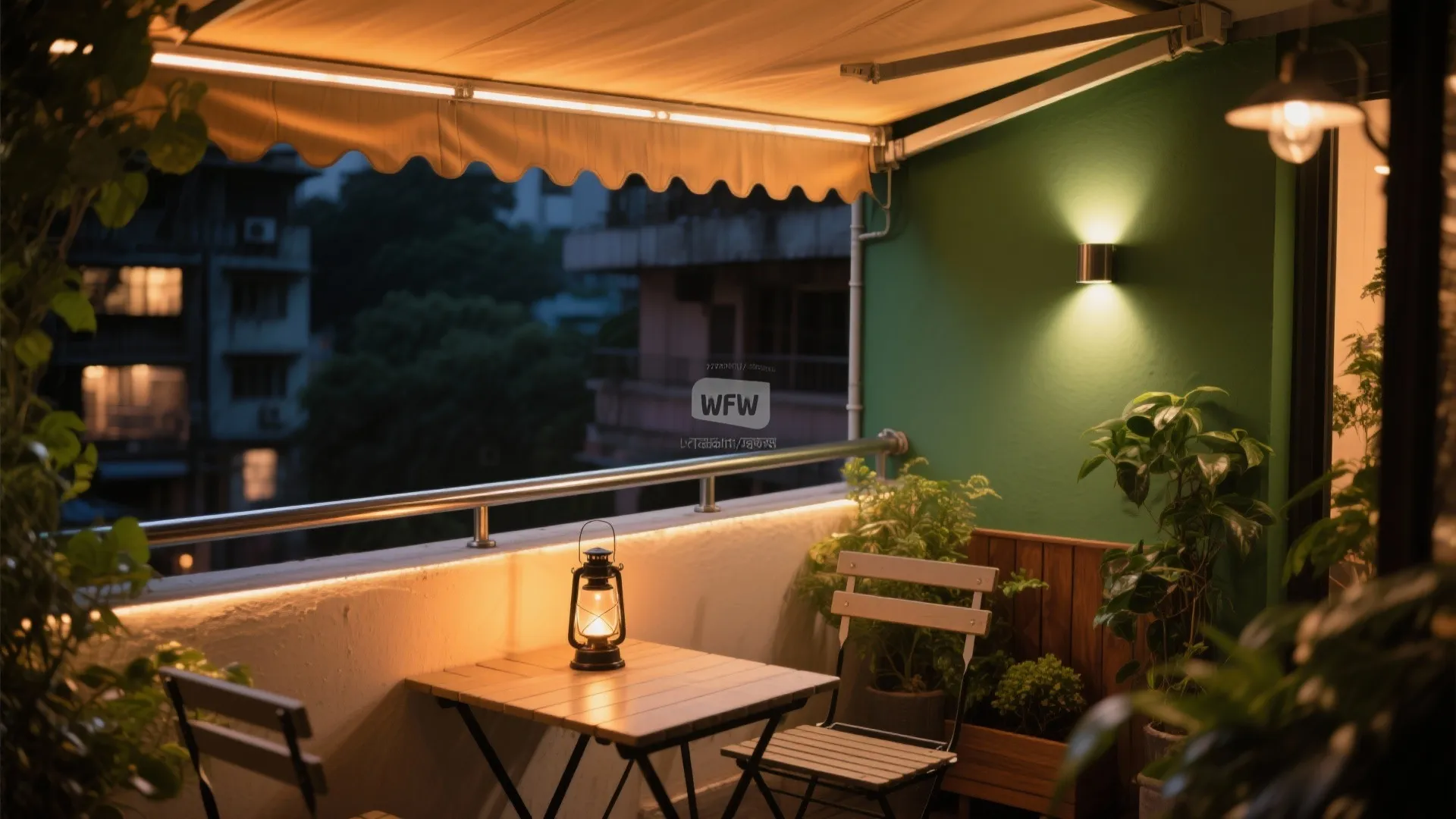 Shade and lighting layered for Mumbai nights