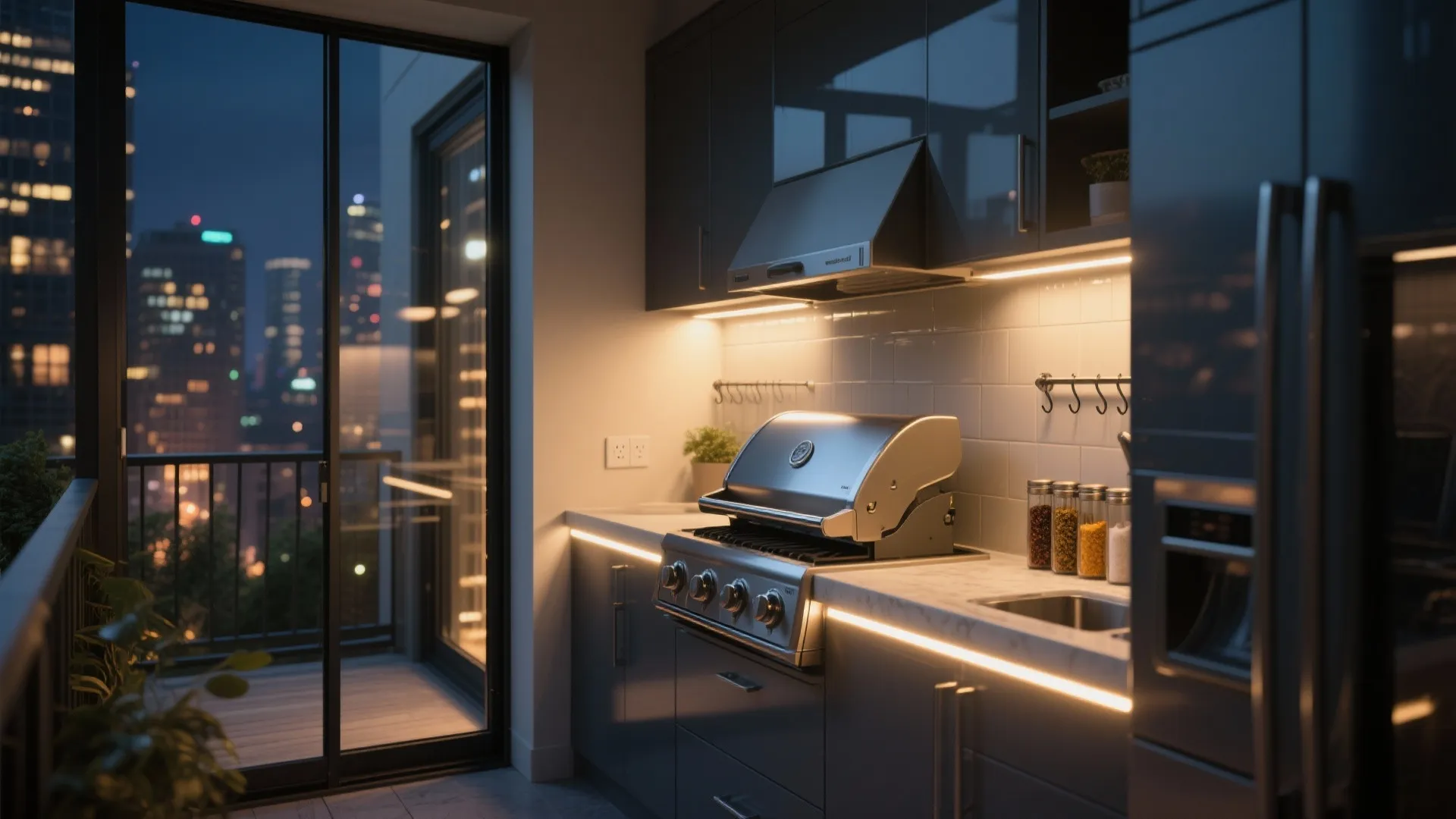 Lighting, Storage, and Smart Power for Night Grilling