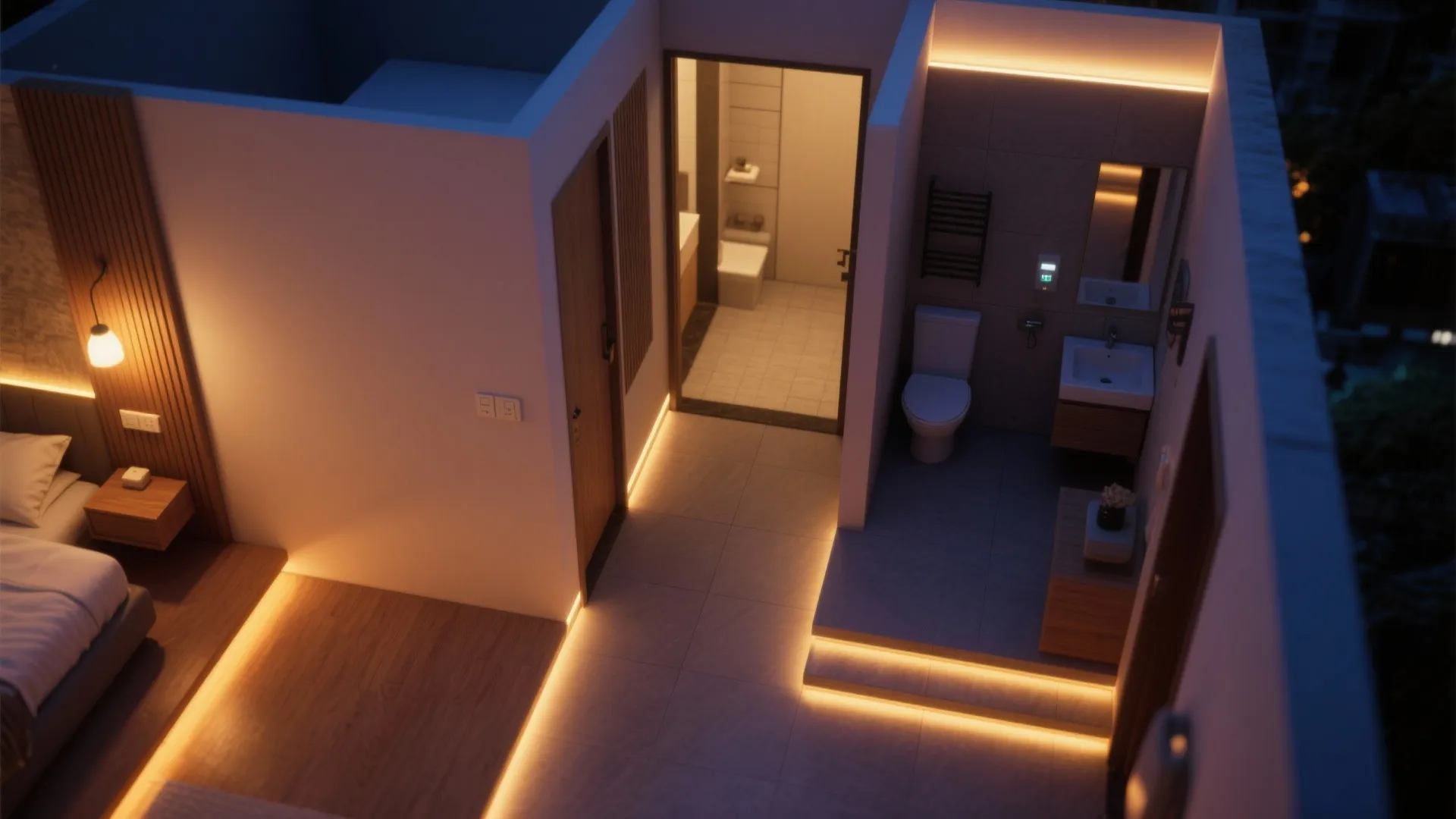 Layered Lighting and Night Pathways (Without Tech Overwhelm)