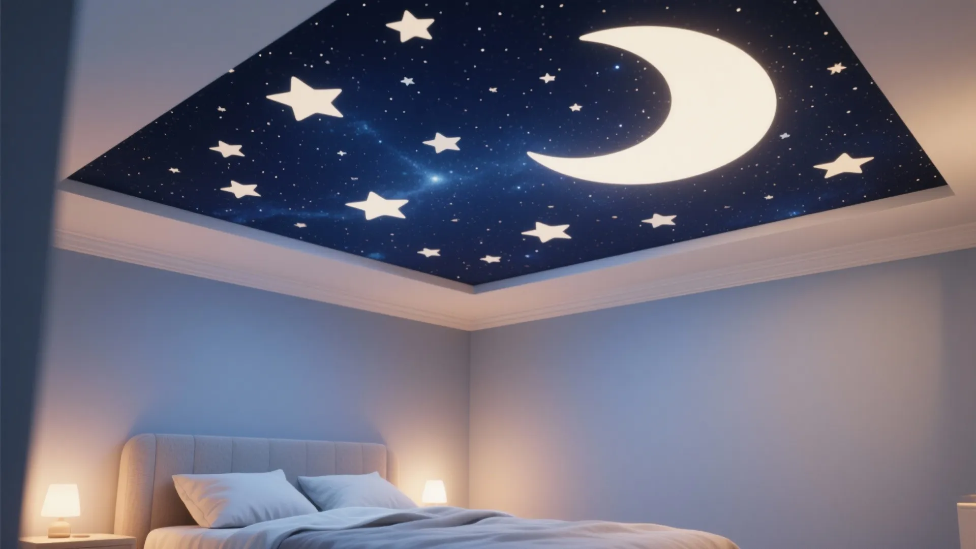Whimsical Night Sky Murals