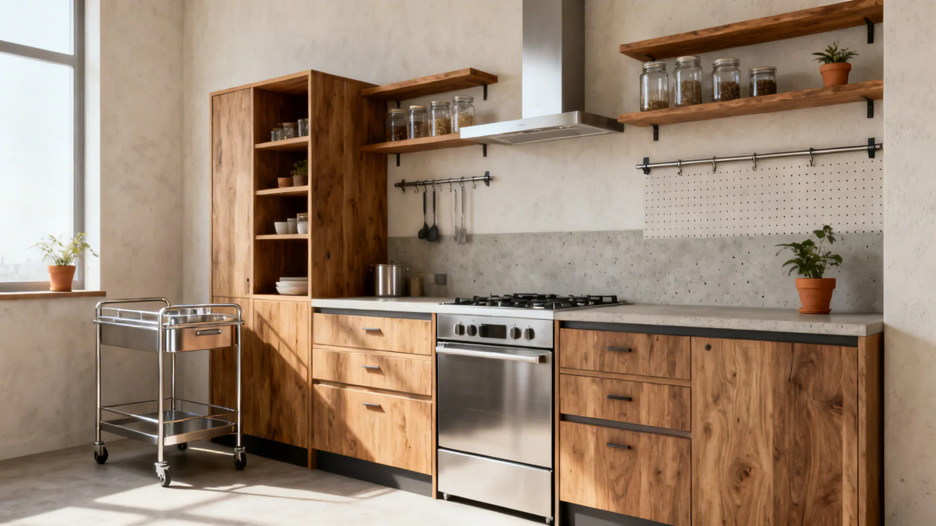 5 Ideas: How to Design a Kitchen Without Cabinets: My pro-backed playbook for small, smart, cabinet-free kitchens