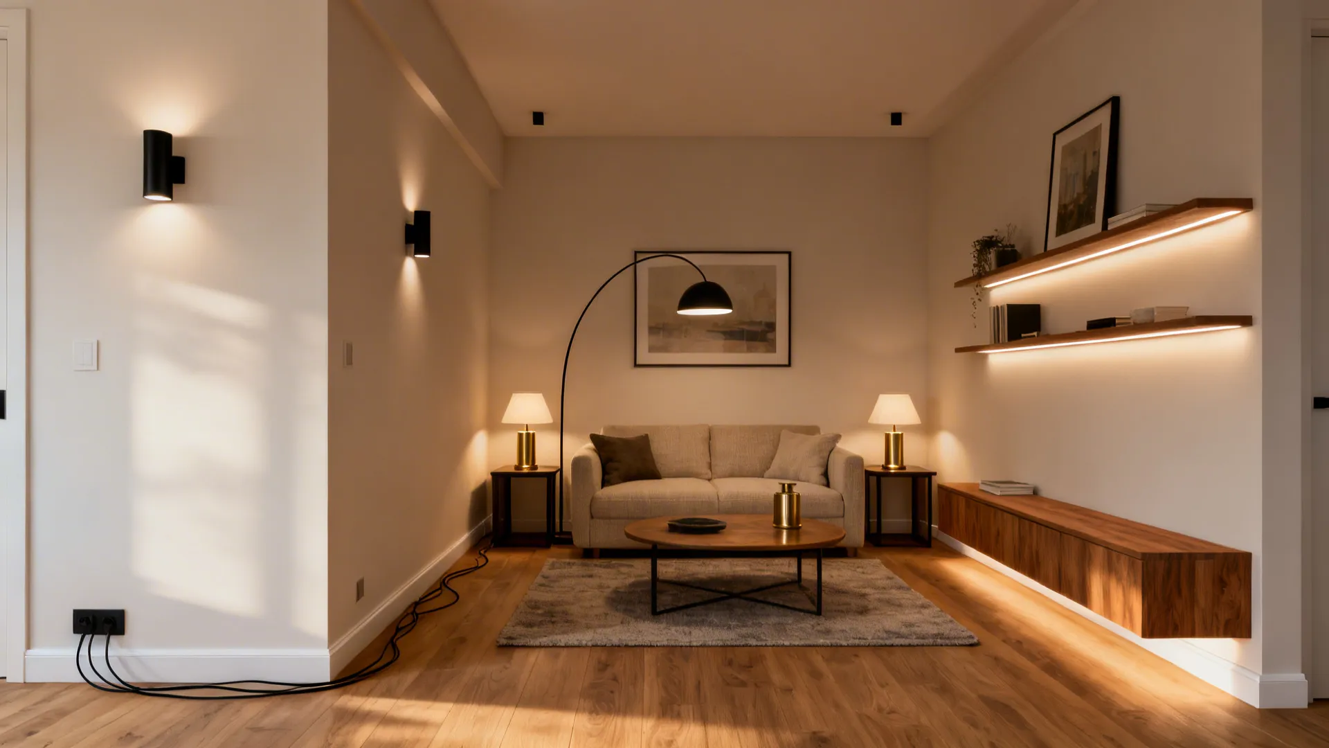 5 lighting ideas for living room without false ceiling