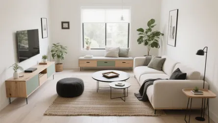 5 Smart Ideas for a Small Living Room Without Coffee Table