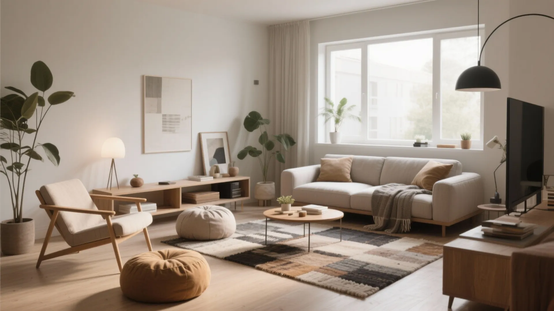 10 No-Couch Living Room Ideas That Maximize Space