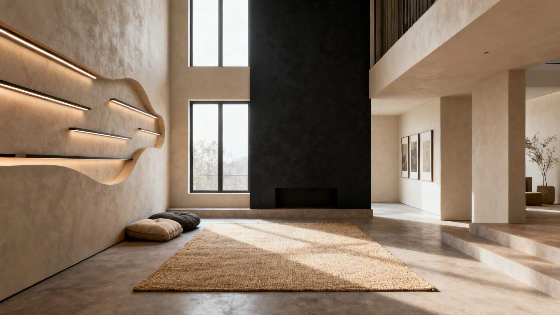 5 living room decor ideas without furniture