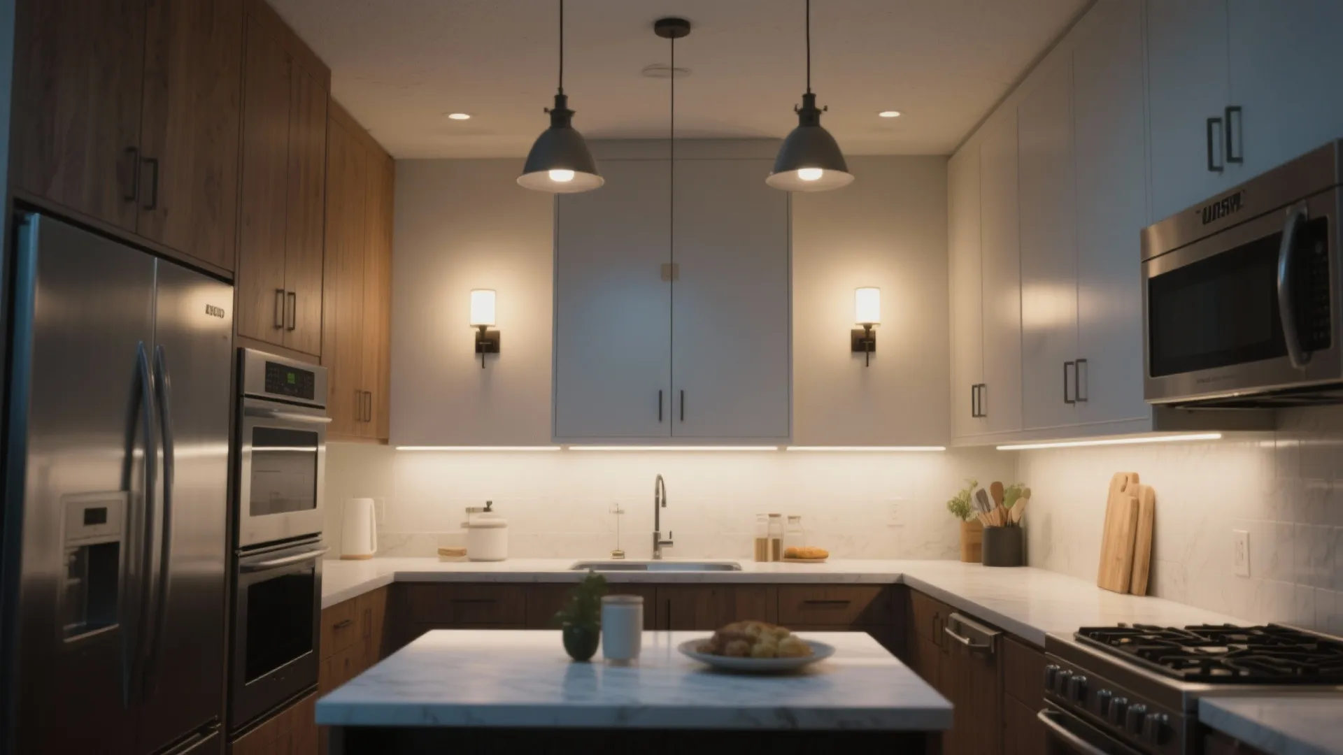 Use Wall Lights to Replace Bulky Pendants