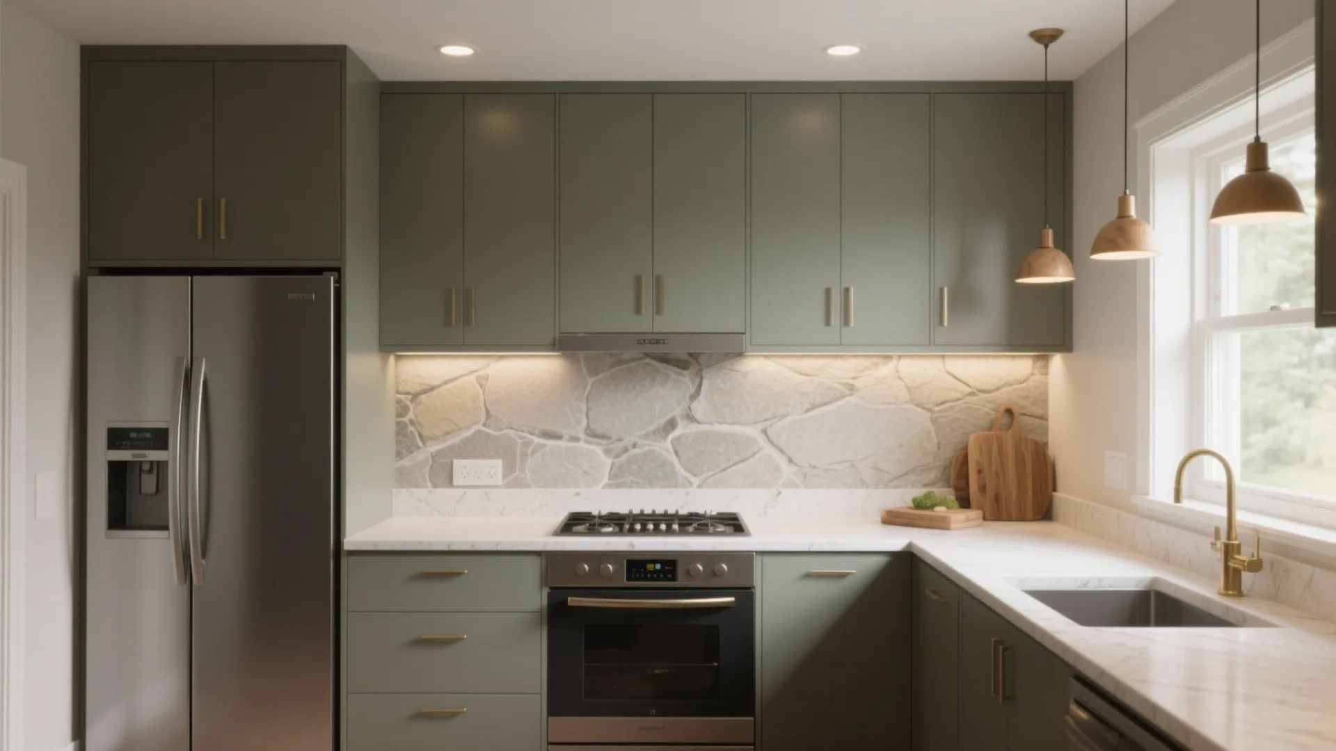 Small Kitchen No Upper Cabinets: Clever Design Ideas: 1 Minute to Maximize Storage Without Upper Cabinets