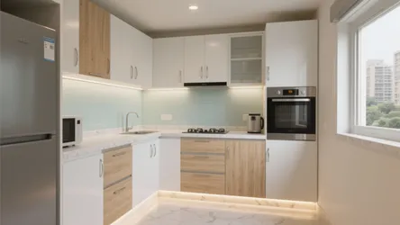 1 BHK Flat in Noida: 5 Smart Kitchen Design Ideas