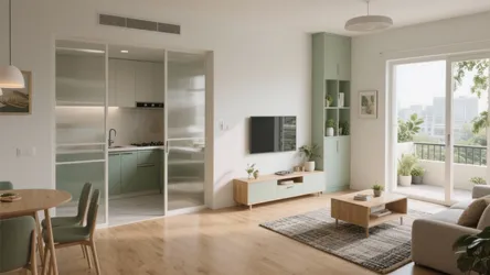 2 BHK Flat in Noida Extension: 5 Smart Design Ideas