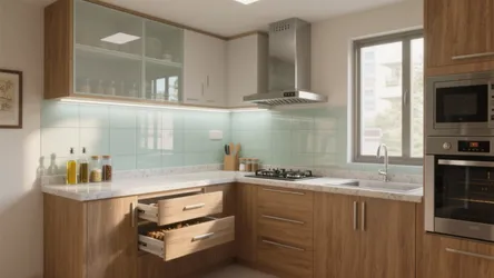 2 BHK Apartment Noida: 5 Smart Kitchen Design Ideas