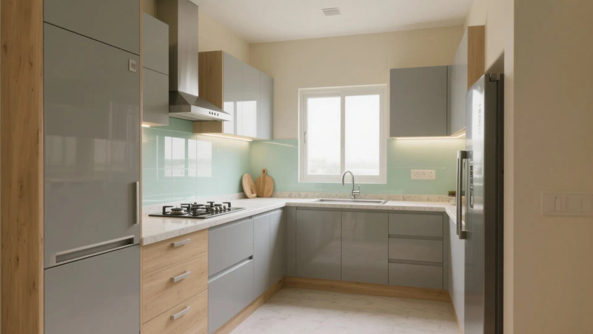 2 BHK Kitchen Design: 5 Smart Ideas for Noida Extension: Real-world tips from a senior interior designer to optimize small kitchens with style and function