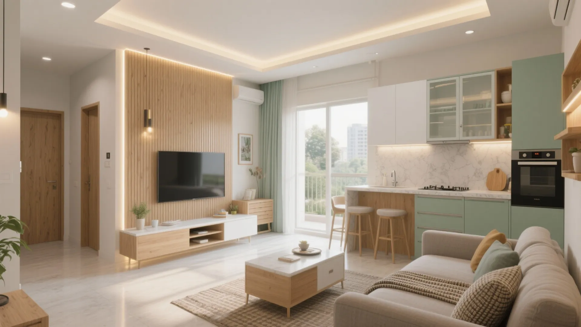 3 BHK Apartments in Noida Extension: 5 Smart Design Ideas: A senior interior designer’s friendly guide to maximizing small-space kitchens and living areas in Noida Extension 3 BHK homes
