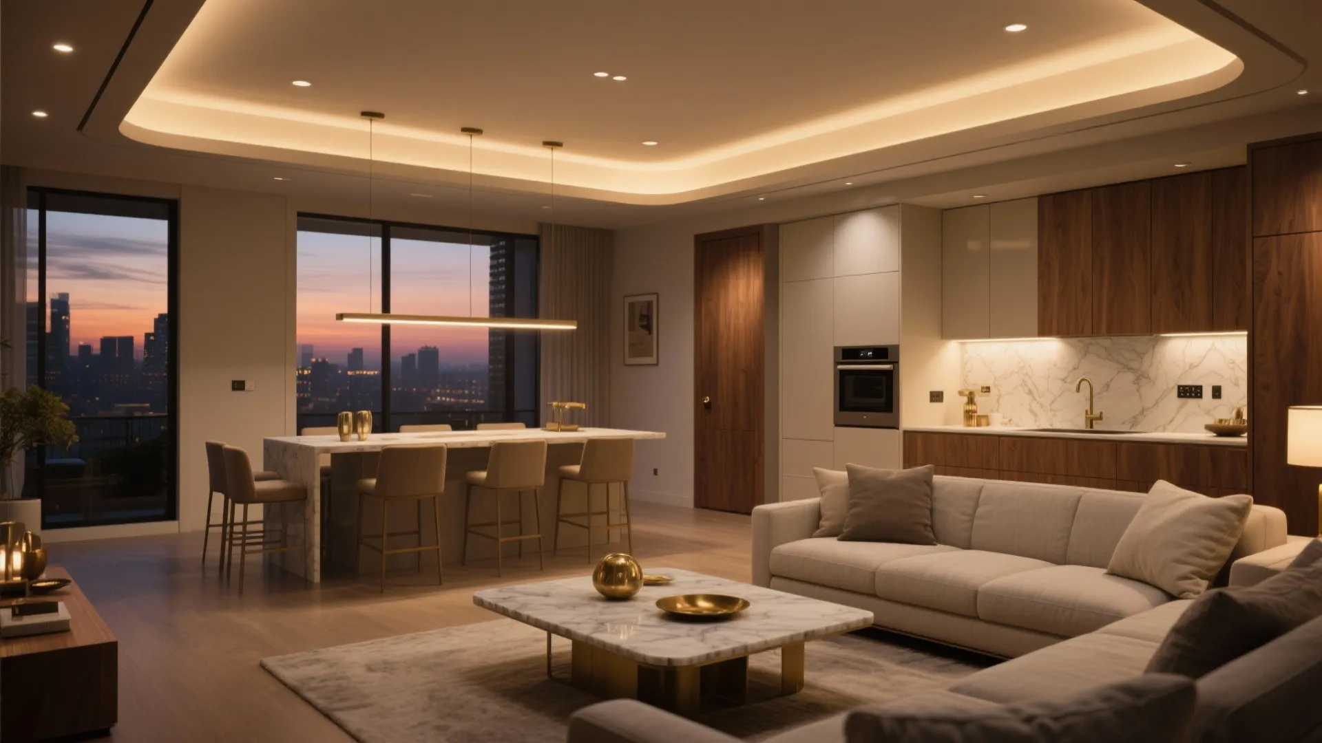 Layered Lighting And Discreet Automation