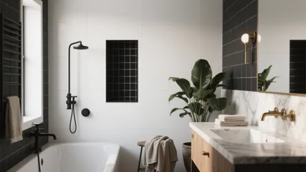 Classy Black and White Bathroom Decor: 5 Chic Ideas
