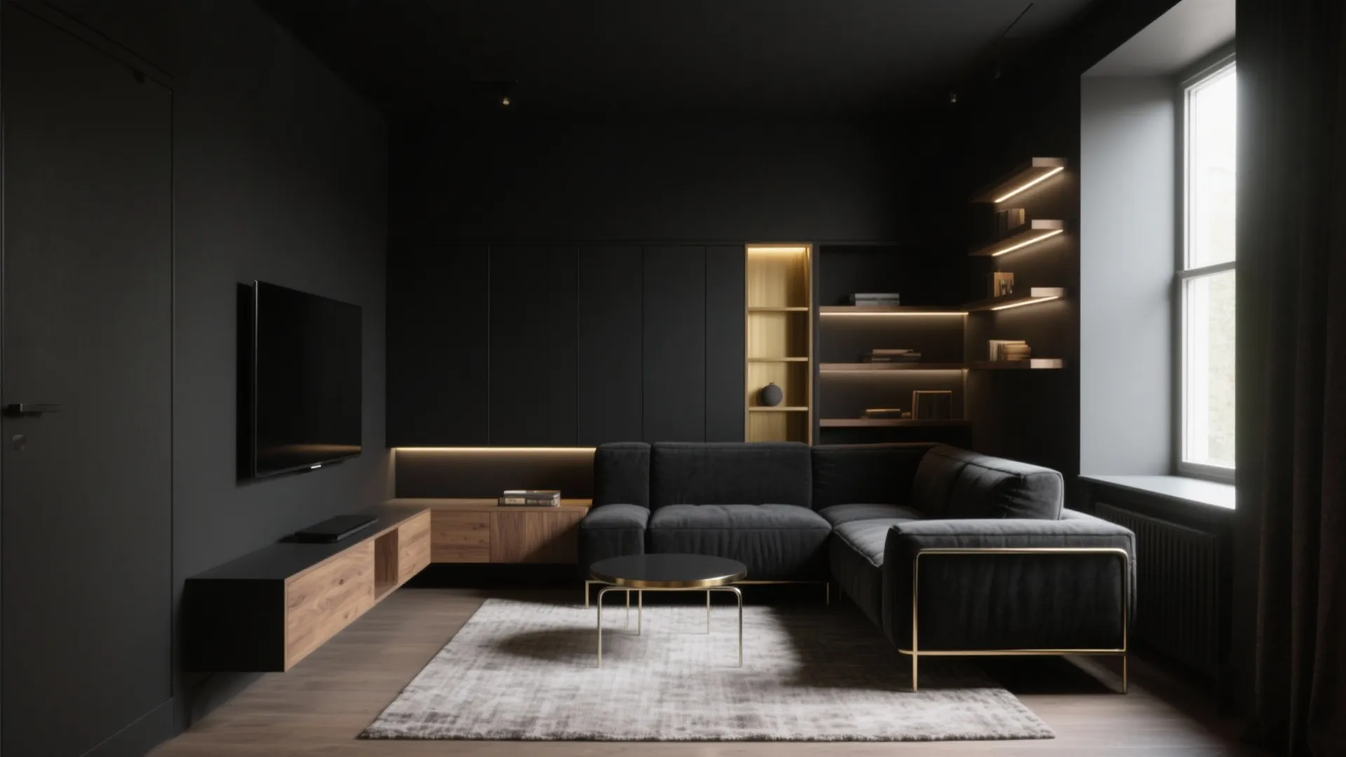 Black Living Room Furniture Packages: 5 Compact Ideas: Stylish black living room furniture packages and space-saving tips from a seasoned designer