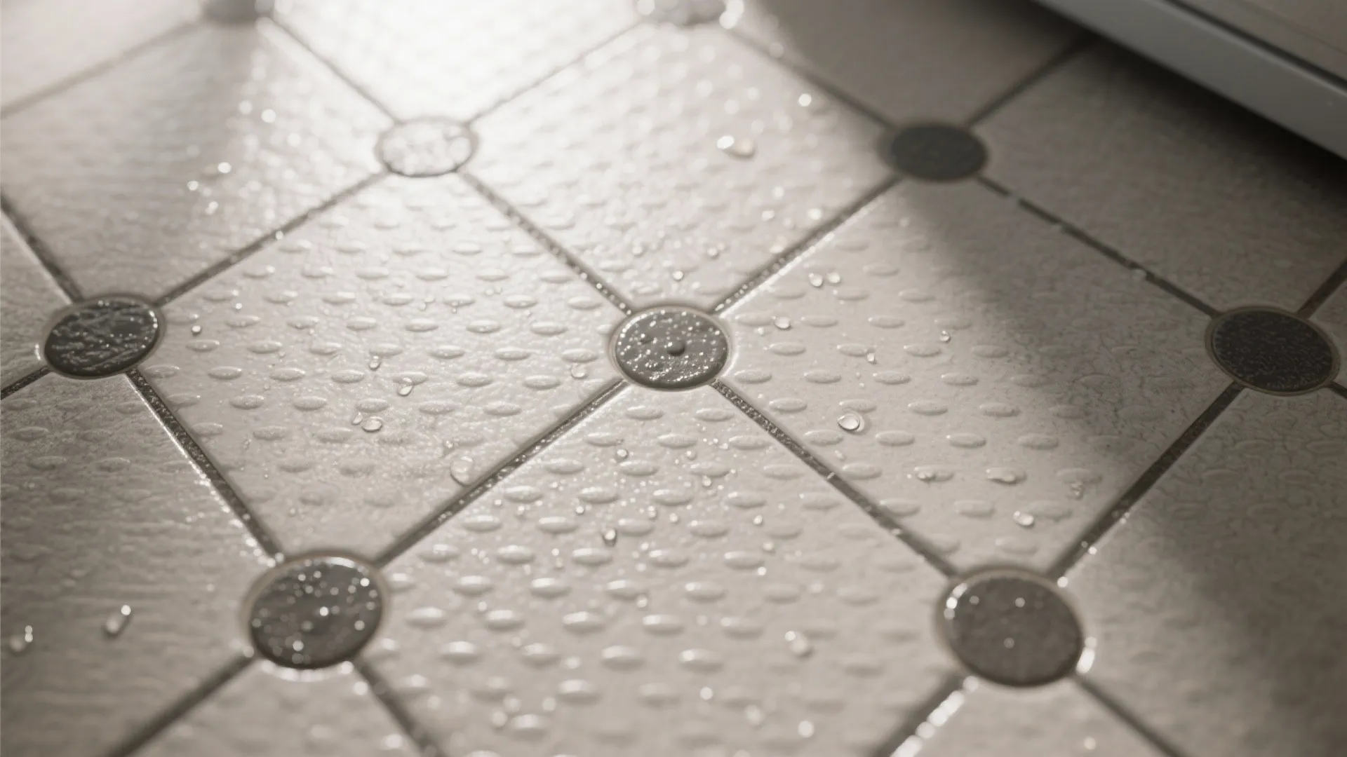 Idea 2: Pick a non-slip floor pattern that hides lint