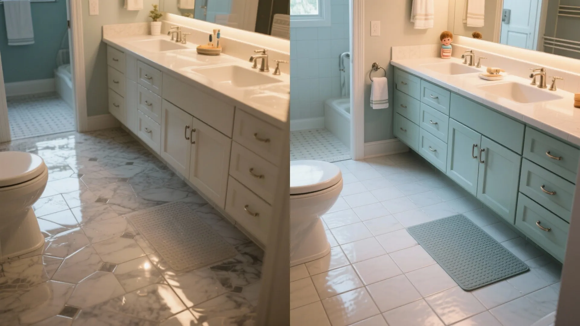 Non-Slip Zones and Soft-Close Hardware