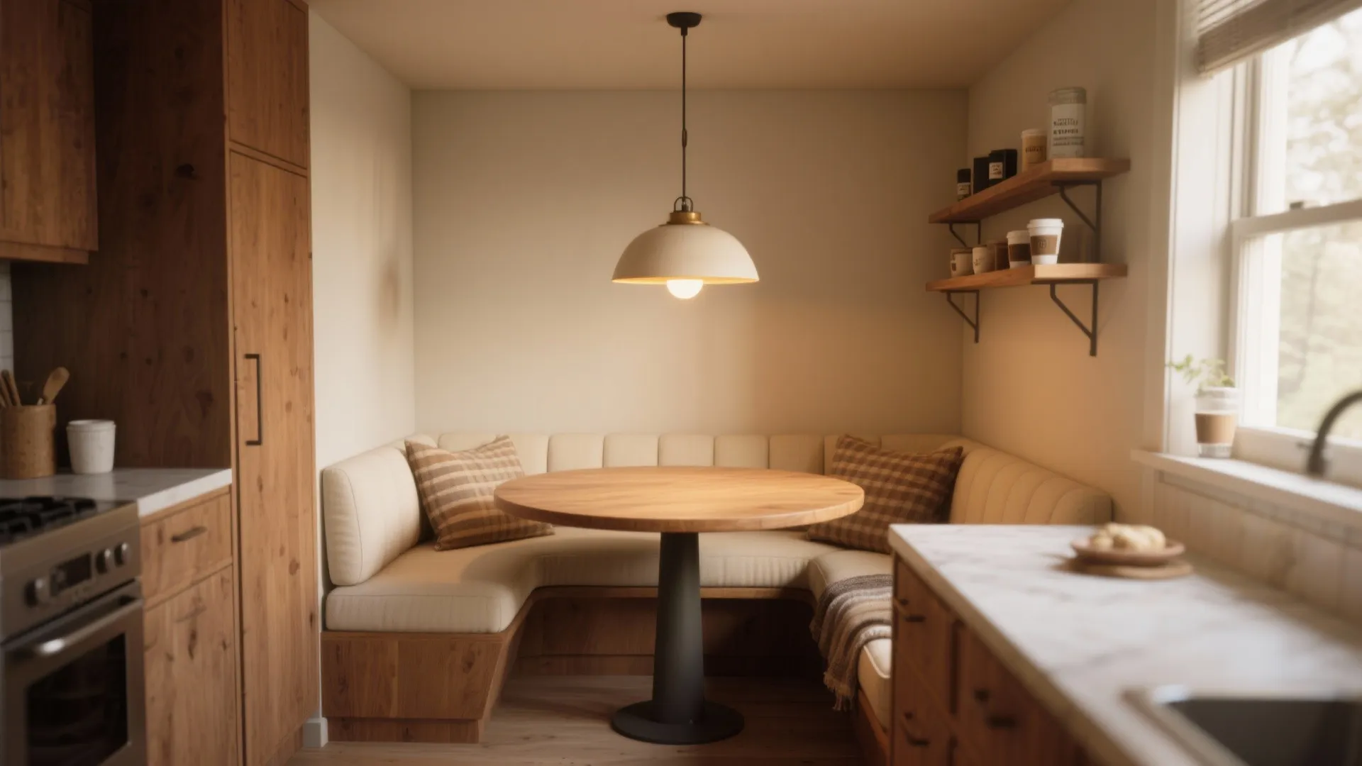 5. Nooks & Banquettes: A Small Cozy Eating Spot