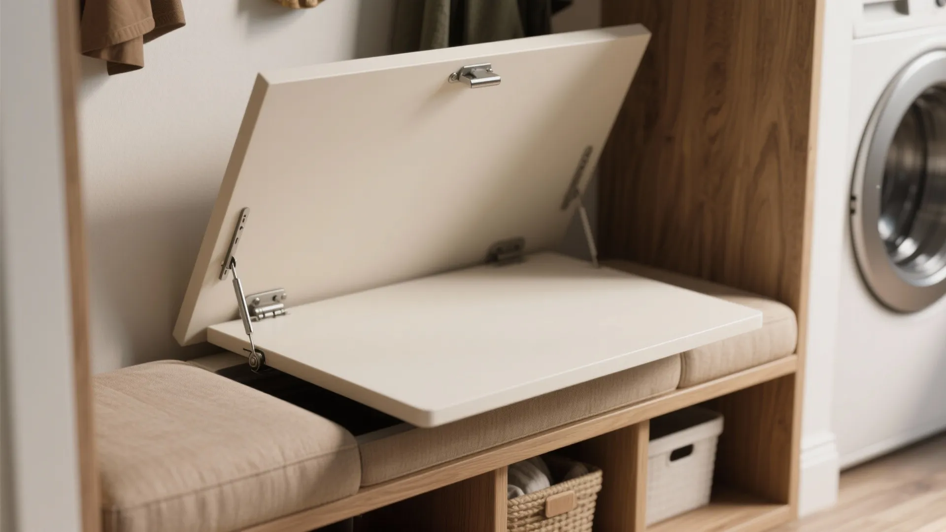 5. Nook bench with flip-up top