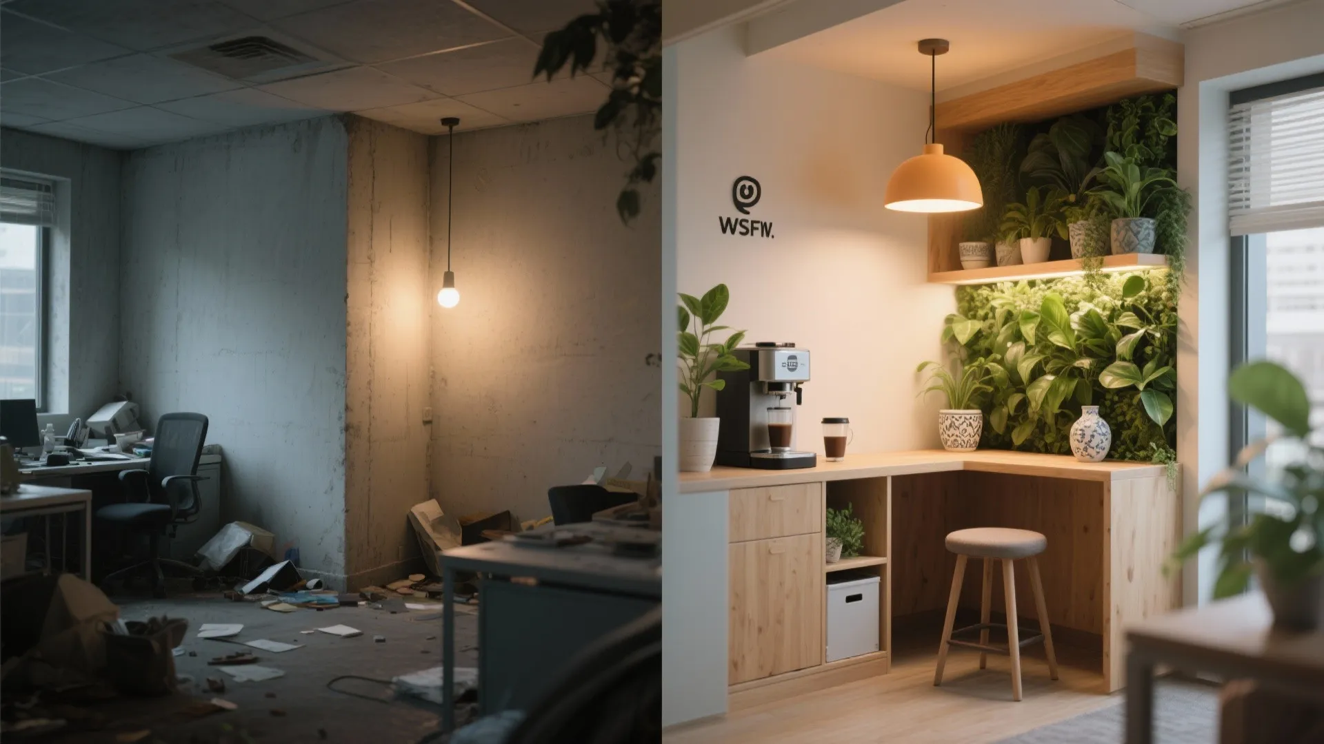 3. A mini office refresh — communal nook or corner makeover